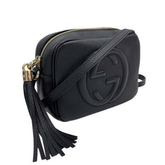 Gucci Soho Disco Bag Black Crossbody - Picture 1 of 9
